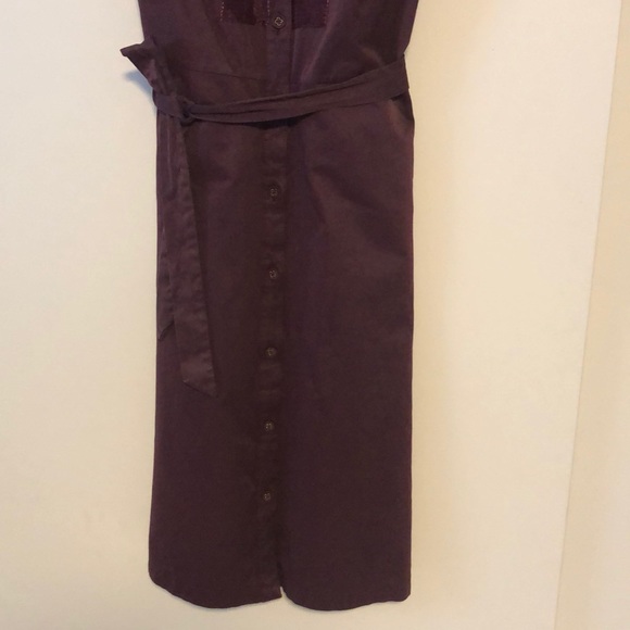 Purple 3/4 Length dress - Picture 3 of 4